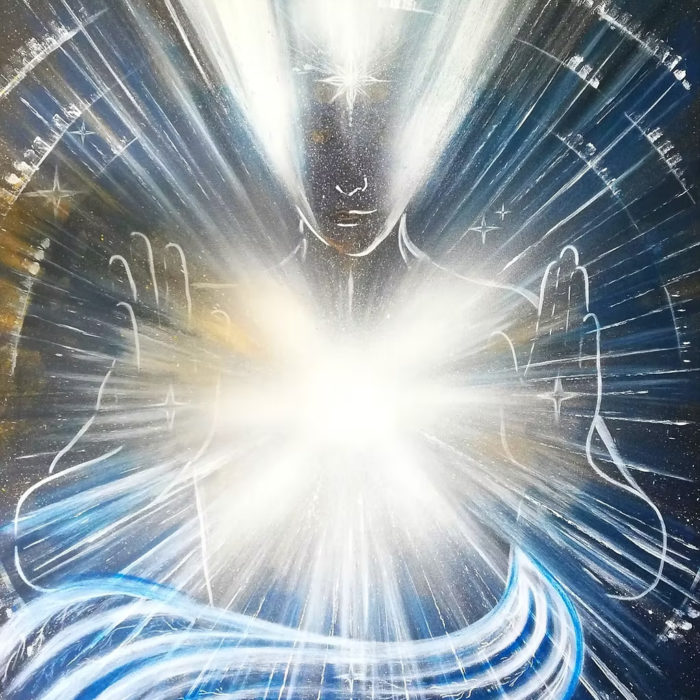 STAY in LIGHT
100x130cm
Zostaňme vo svetle — tam, kde sa naša viera, energia a vnútorná sila spájajú.
Práve odtiaľ tvoríme svoje životy… vedome, cez to, čo cítime, čomu veríme a čomu dávame pozornosť.