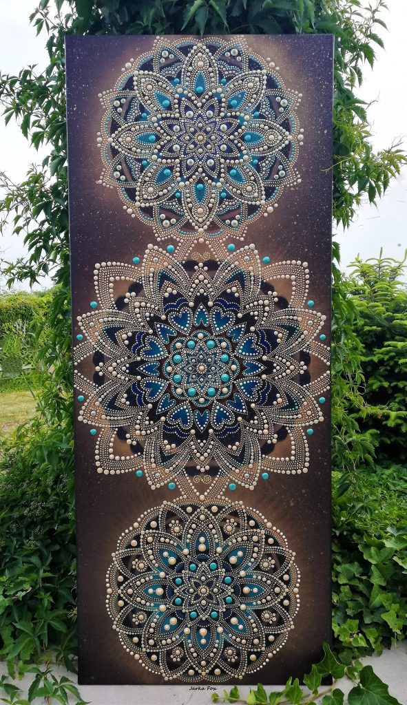 Magická mandala tvorená na "mieru" do nového domova, originálny dar pre celú rodinu, TALIZMAN
