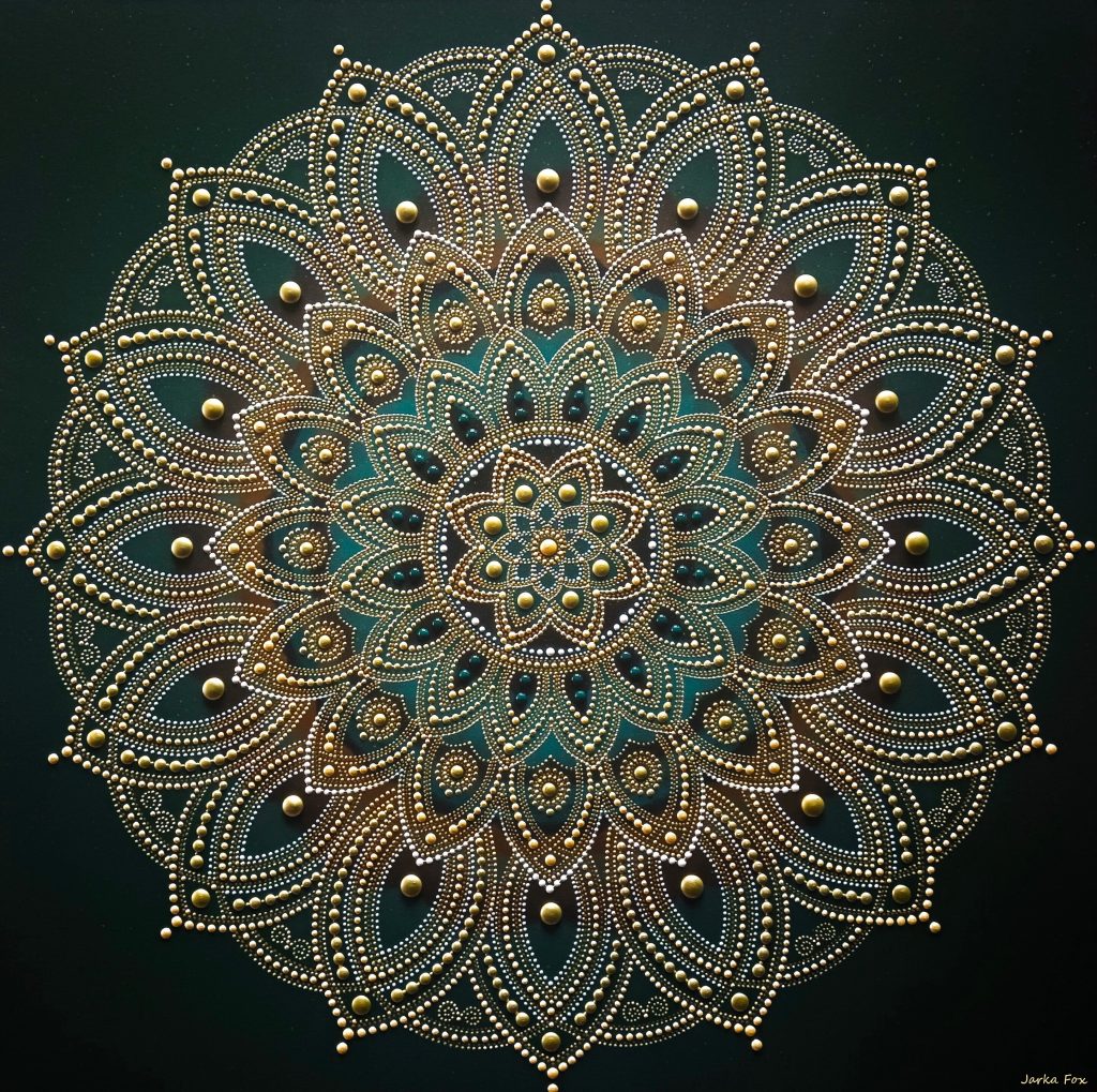 MAGICKÁ MANDALA na mieru tvorená do spálne