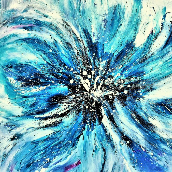 BLUE GLORY 130x90cm