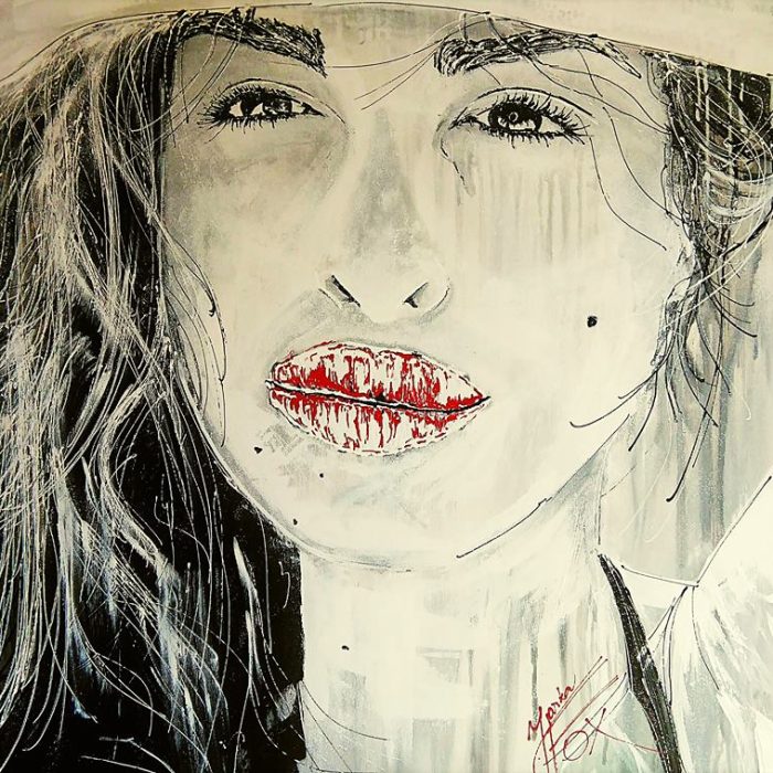 INNER GAZE
120x100cm
Pohľad, ktorý nesmeruje von, ale hlboko dovnútra.
V tomto tichu sa rodí pravda, ktorú nie je potrebné vysloviť.