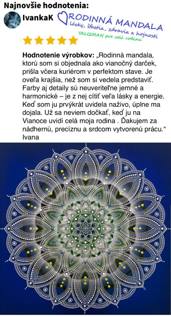Recenzia- spätná väzba od klientky 