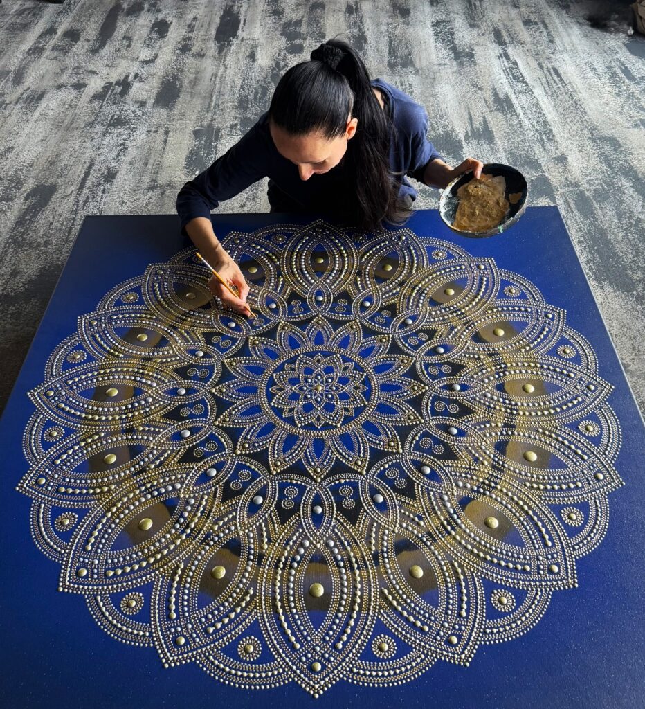 MANDALA NEKONEČNEJ HOJNOSTI tvorená na "mieru" do Vášho domova