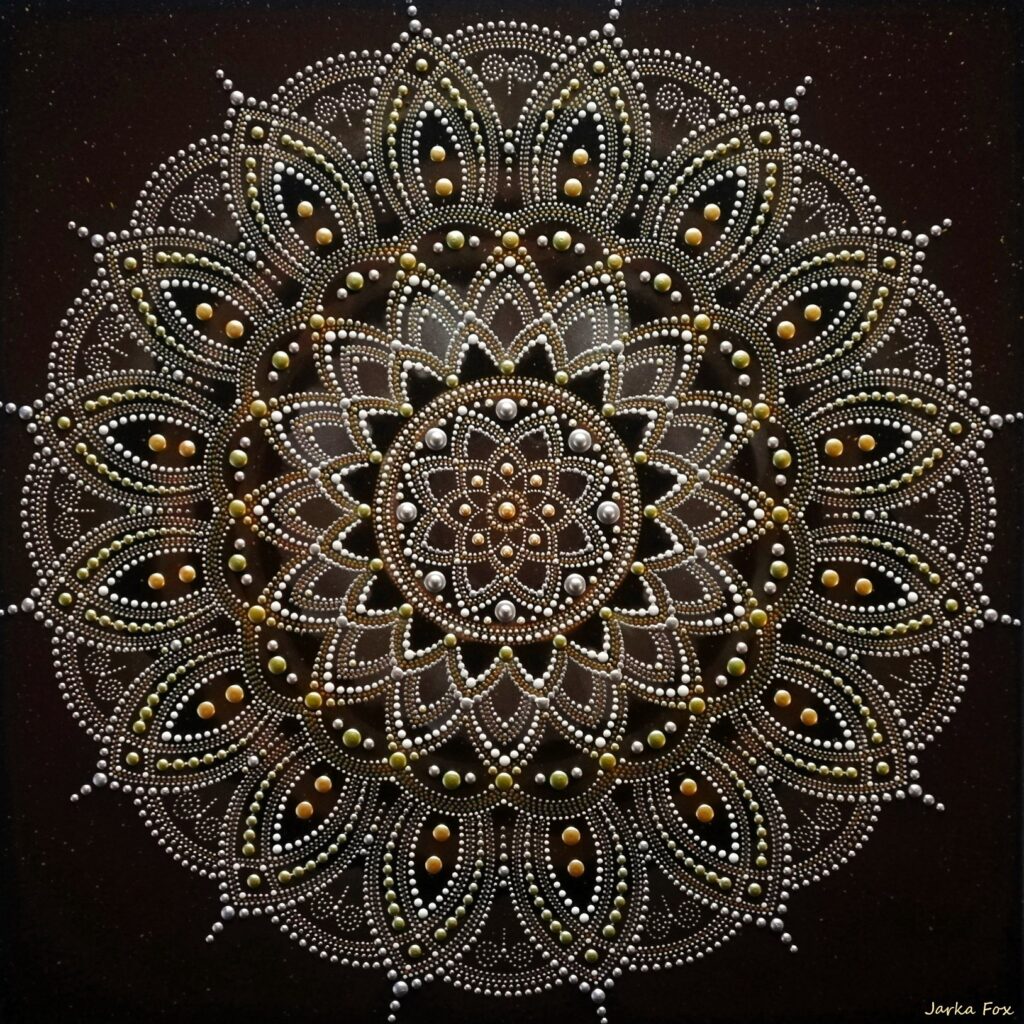 MANDALA DOKONALEJ HARMÓNIE tvorená do priestorov masážneho salónu