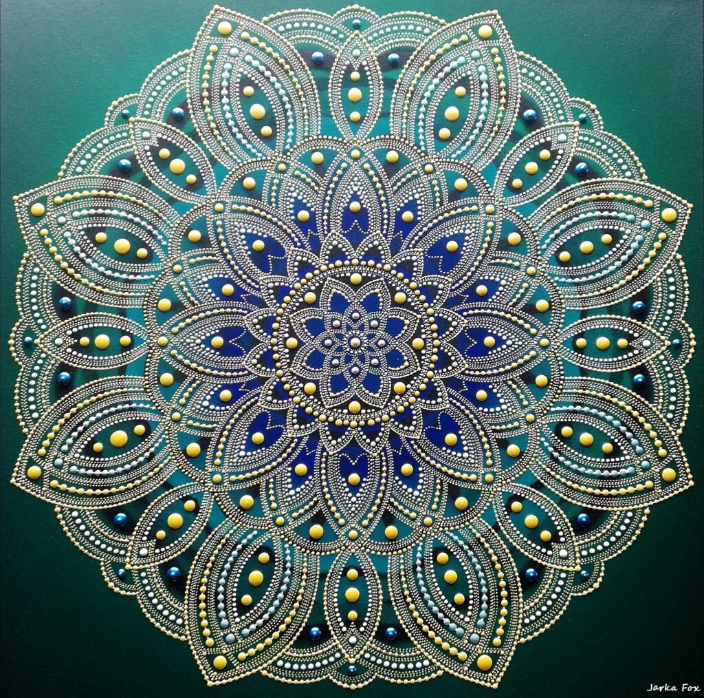 Mandala dokonalej harmónie pre pokojný priestor, kde sa telo aj duša vracajú do rovnováhy