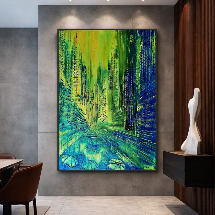 WALKING FORWARD
120x200cm
Každý krok vpred má svoj význam — aj ten najtichší.
Keď kráčaš vedome, cesta sa pred tebou prirodzene otvára.